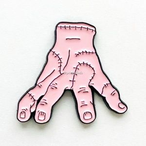 8/$40 Addams Family Thing Hand Enamel Pin